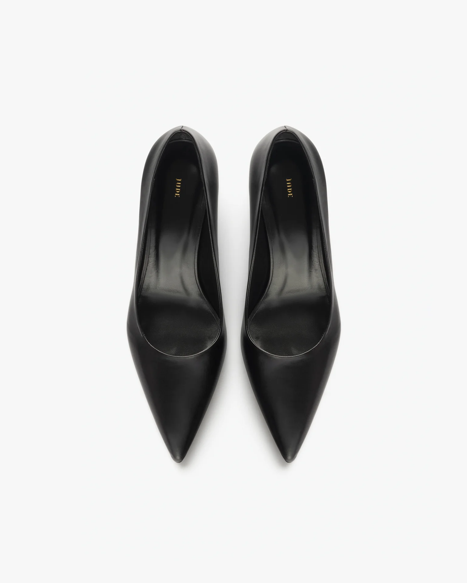 Blade Pump in Black Nappa Leather - Image 3