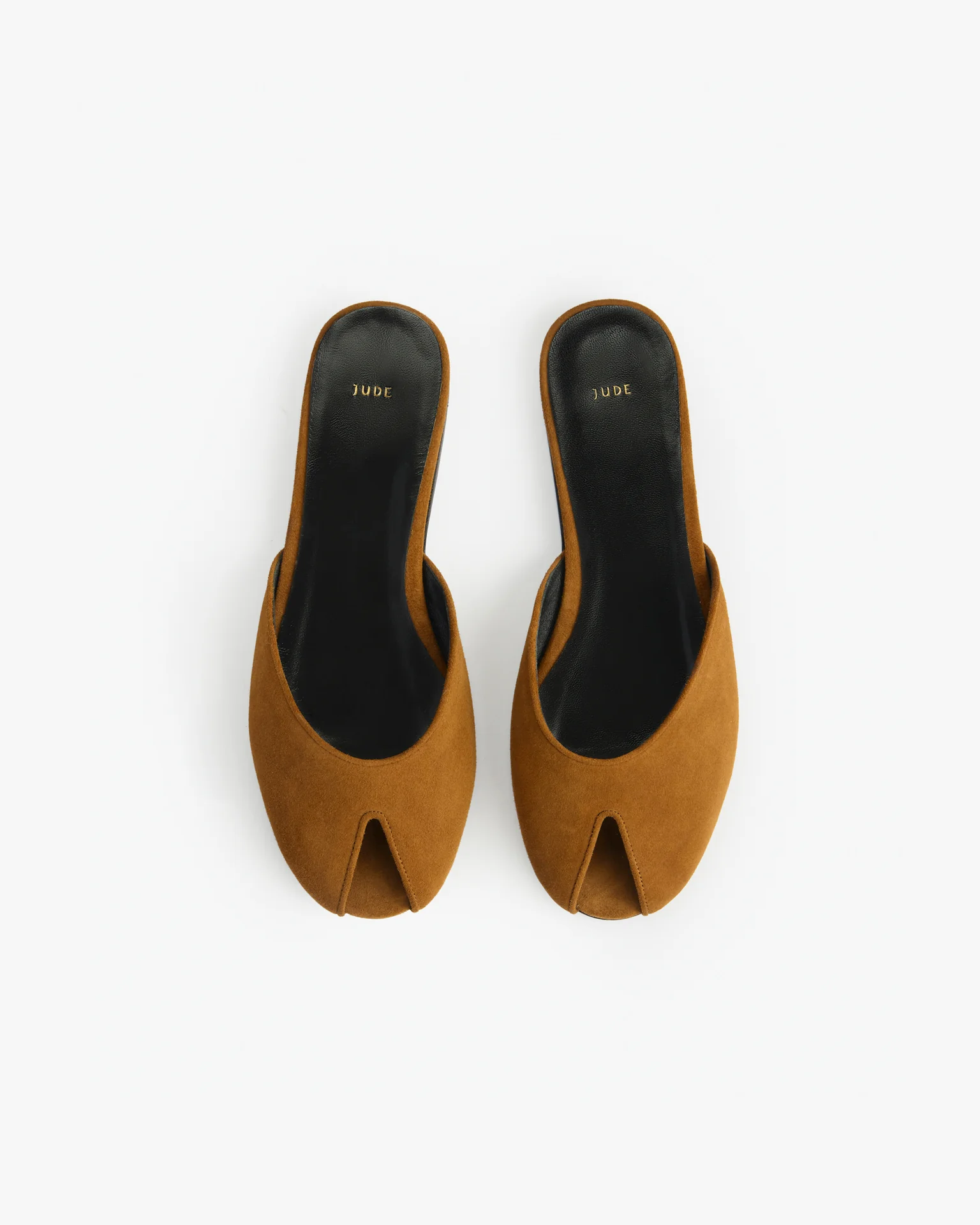 Date Flat in Tan Suede Leather - Image 3