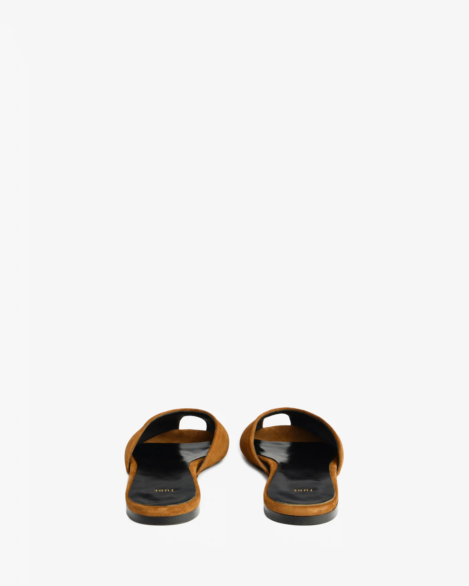 Date Flat in Tan Suede Leather - Image 4