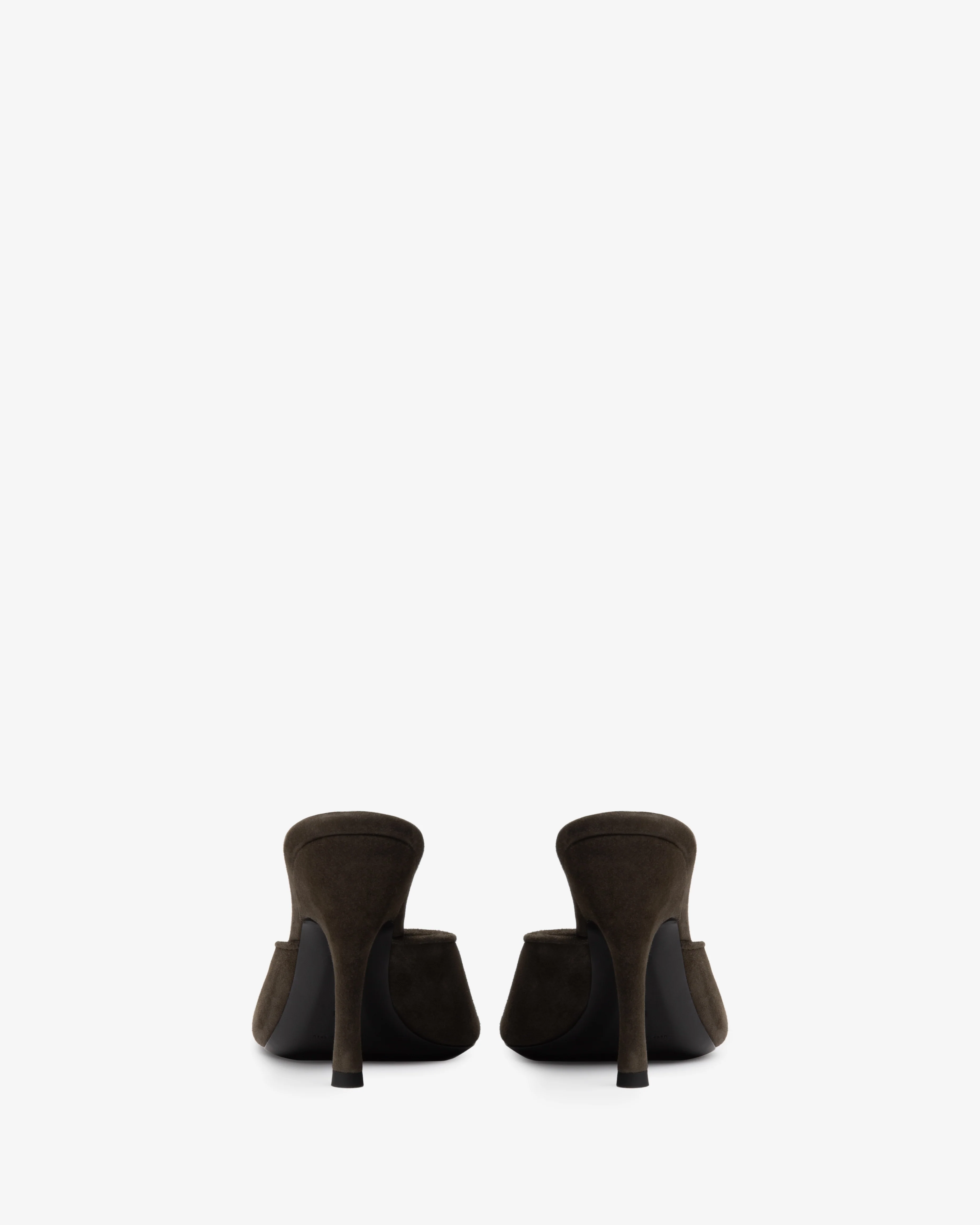 Date Mule in Cacao Suede Leather - Image 4