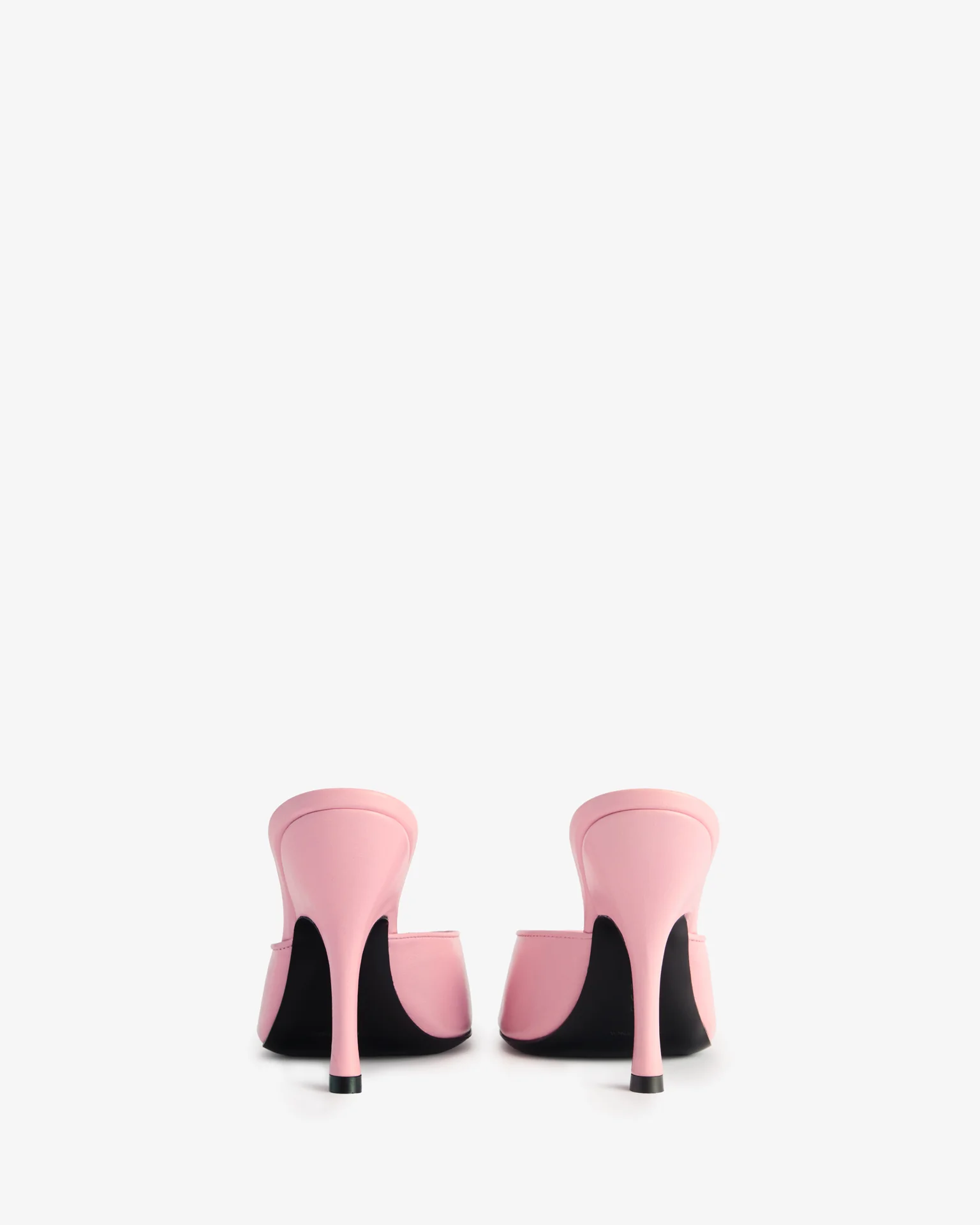 Date Mule in Pink Leather - Image 5