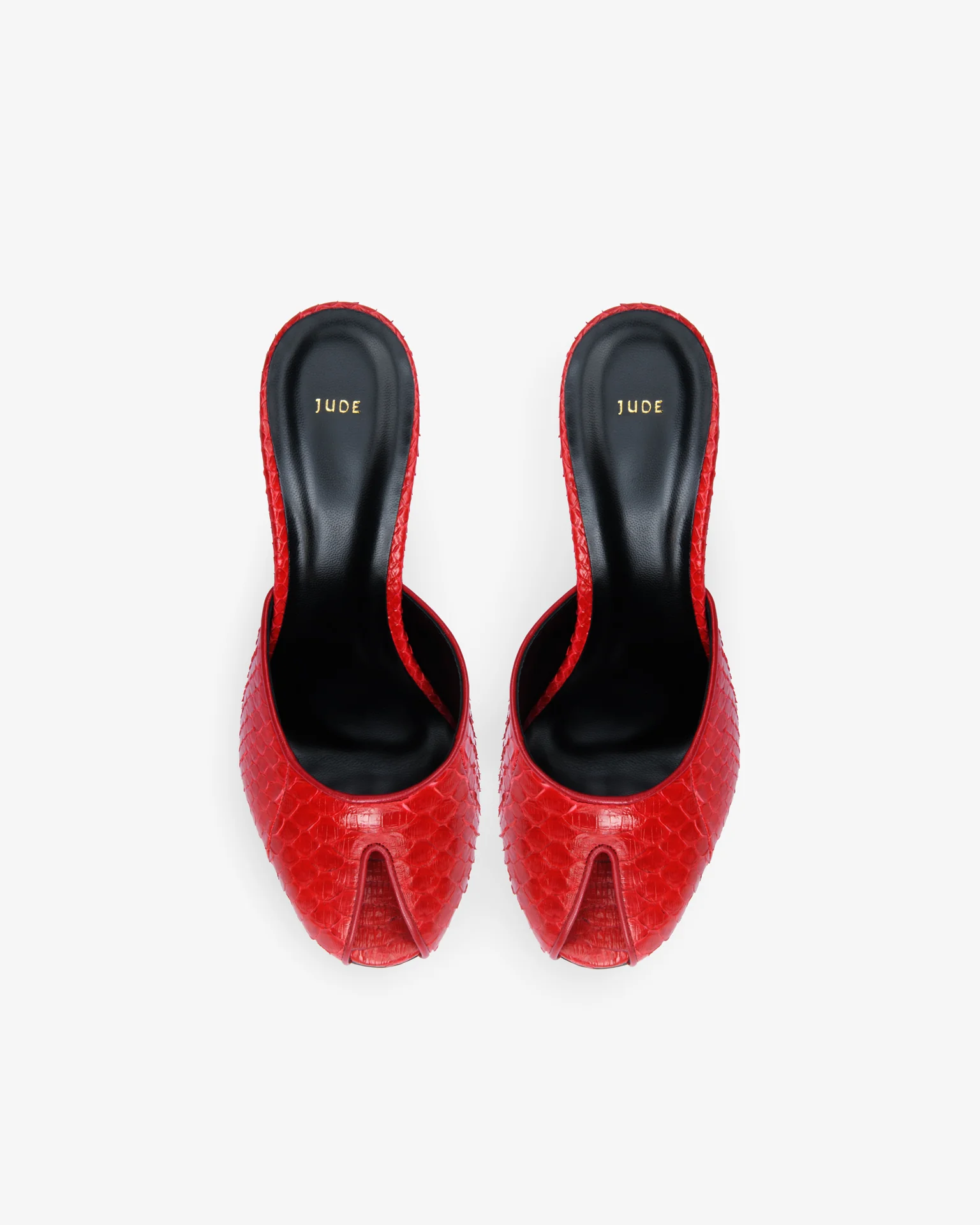 Date Mule Red Python Leather - Image 5