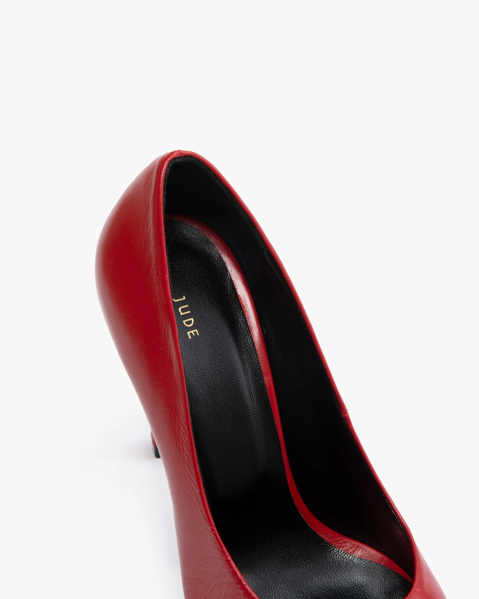 Fame Pump in Red Leather - Image 3