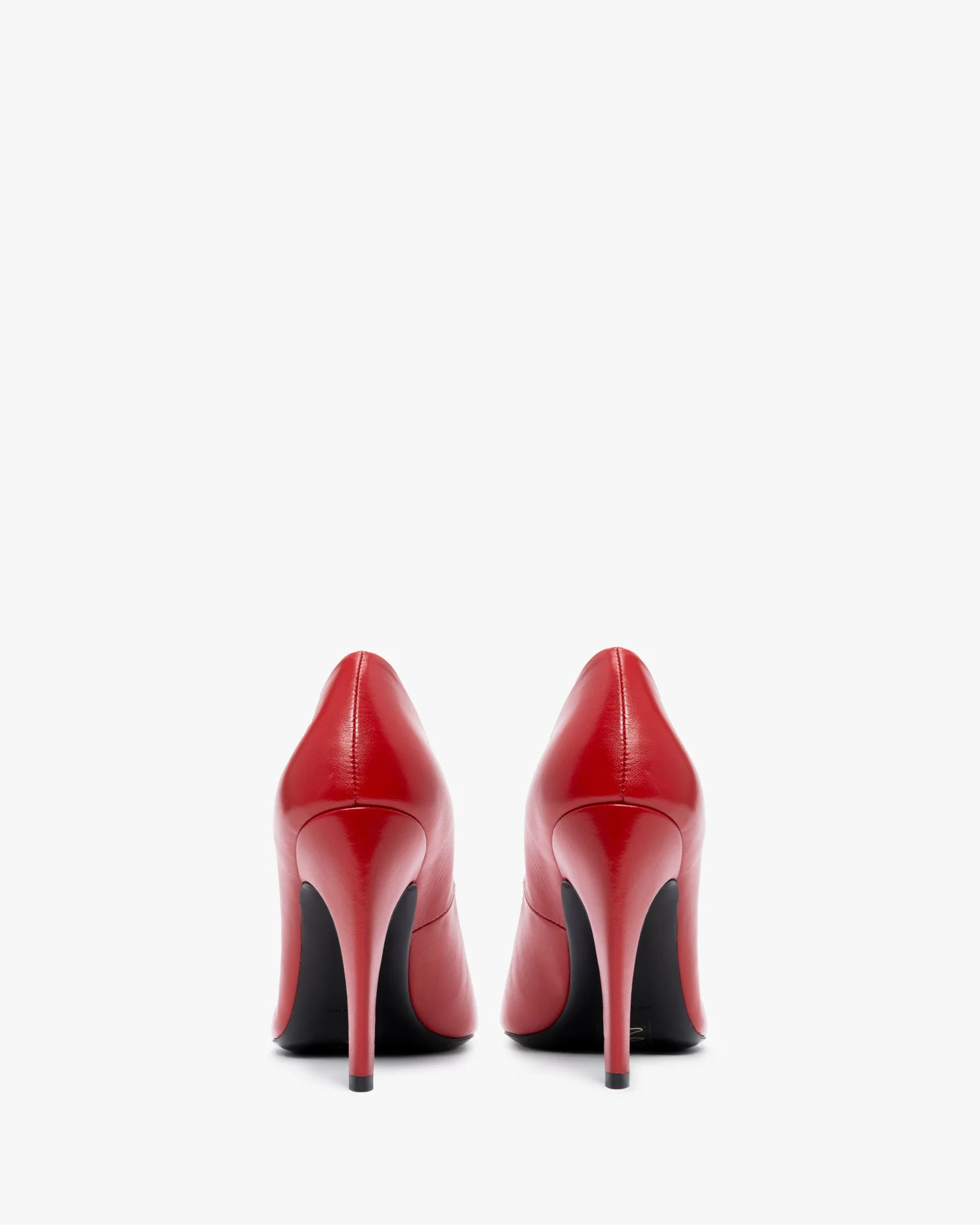 Fame Pump in Red Leather - Image 5