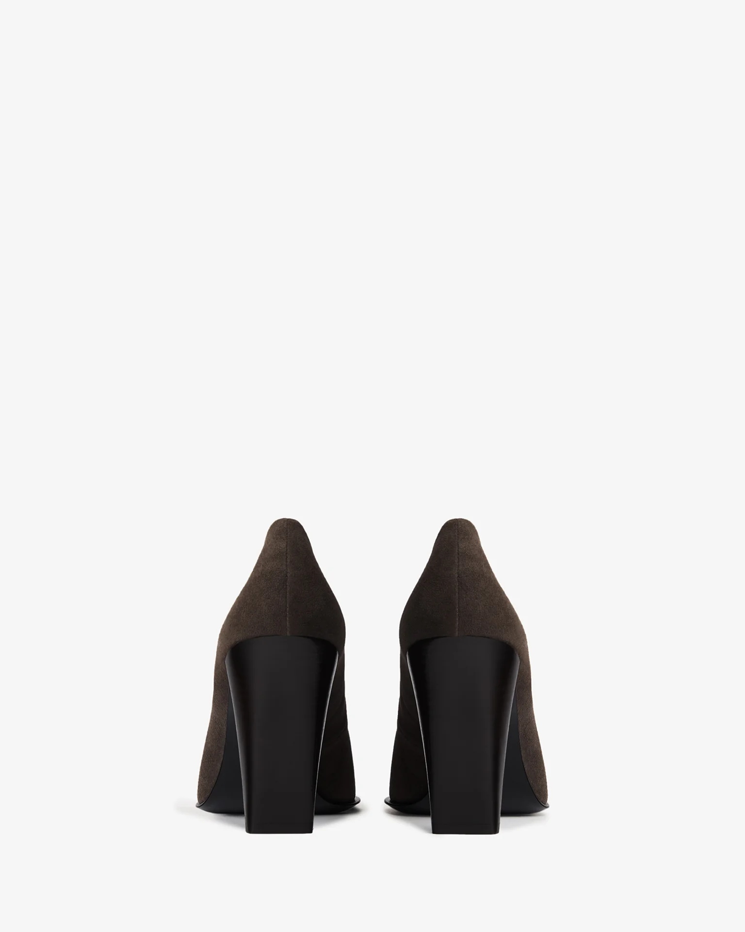 Fete Pump in Cacao Suede Leather - Image 4