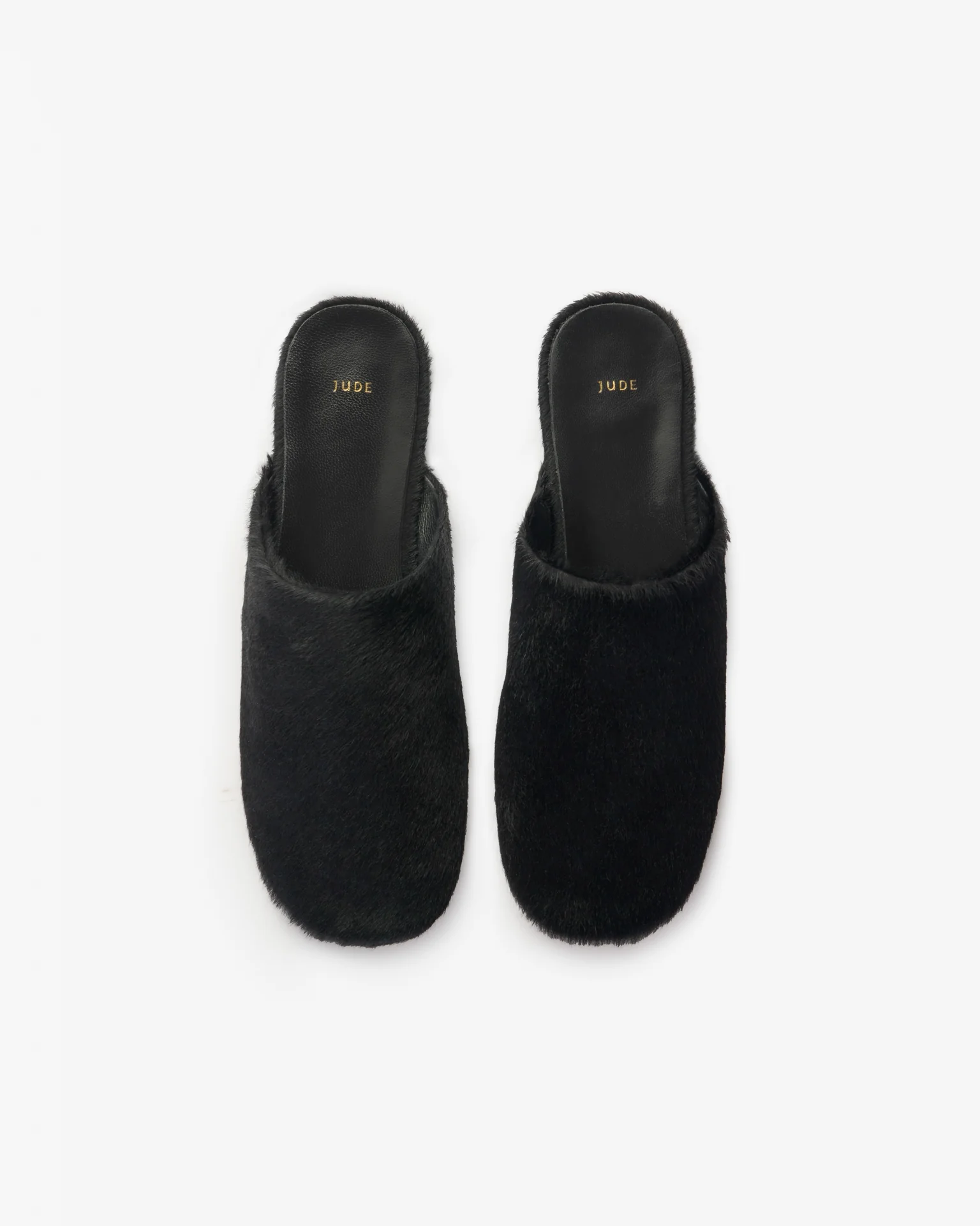 floor slide in black pony leather - Image 3