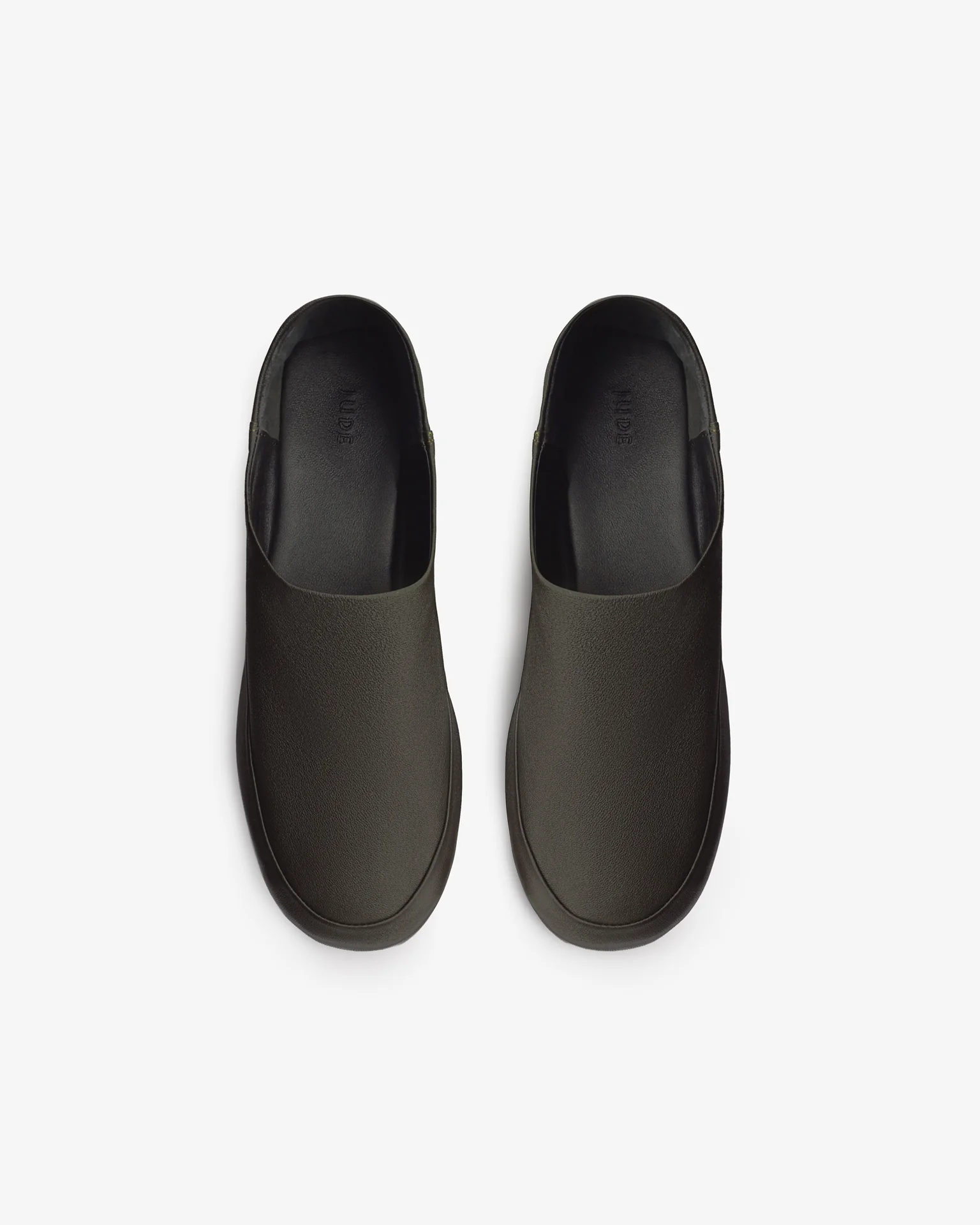 floor slipper in espresso leather - Image 3