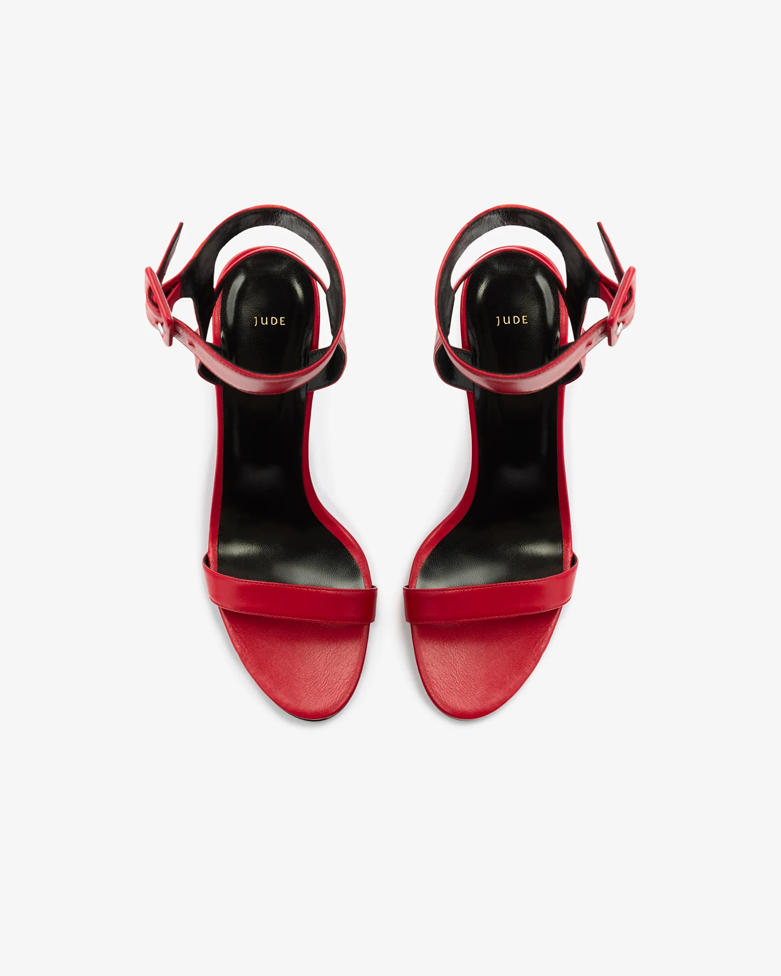 Fume Sandal in Red Creased Leather - Image 3