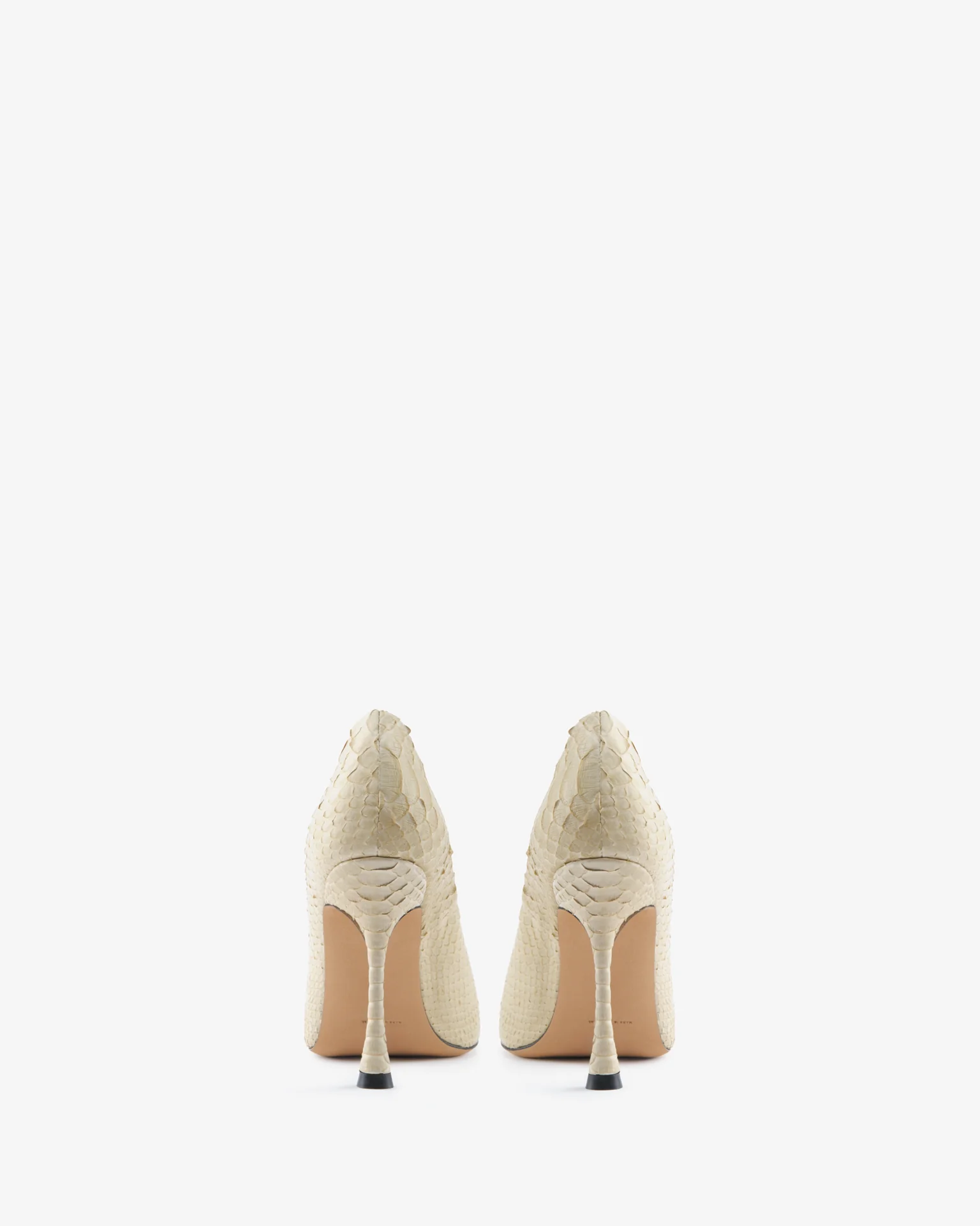 Kiss Pump Beige Python Leather - Image 4