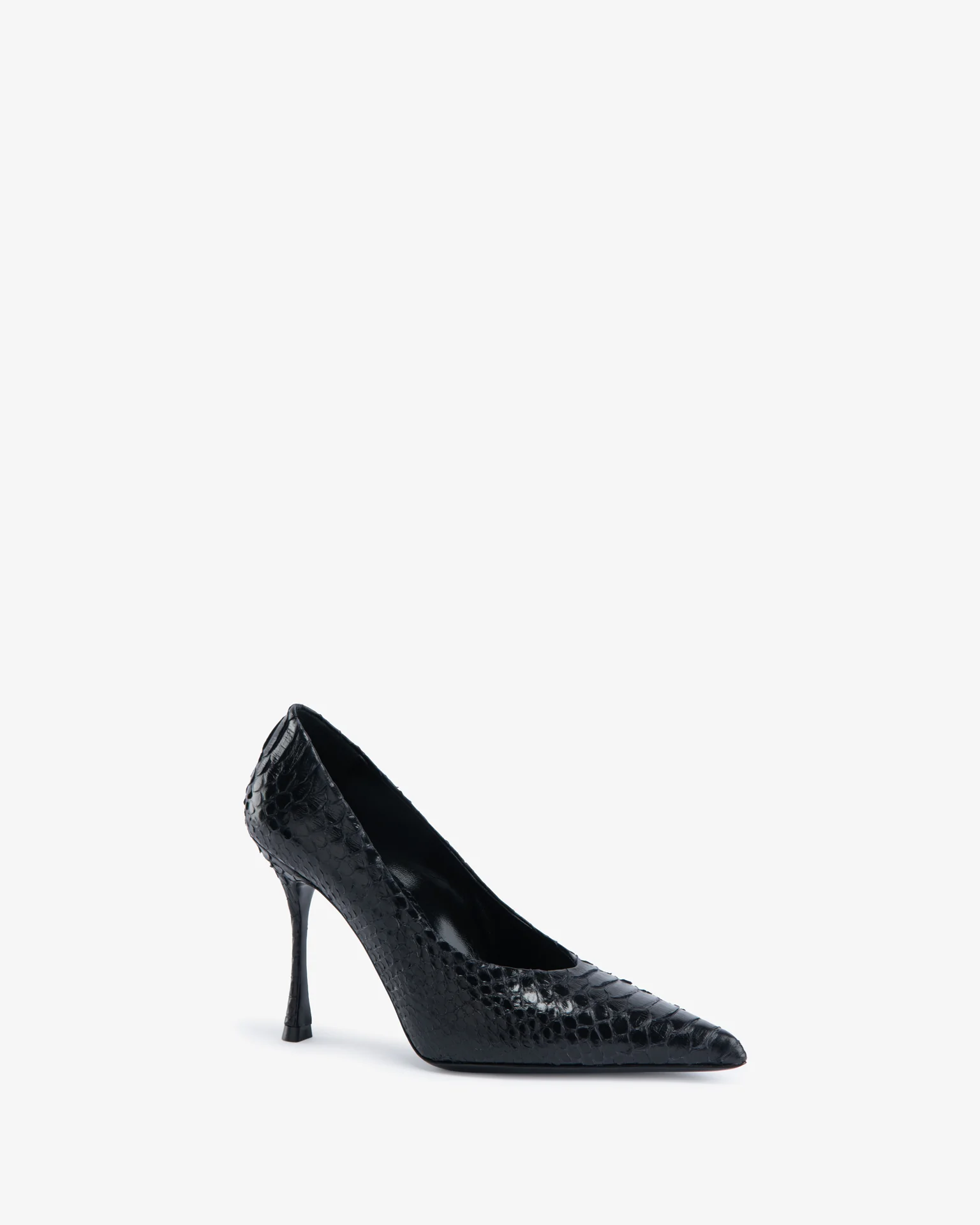 Kiss Pump Black Python Leather - Image 3