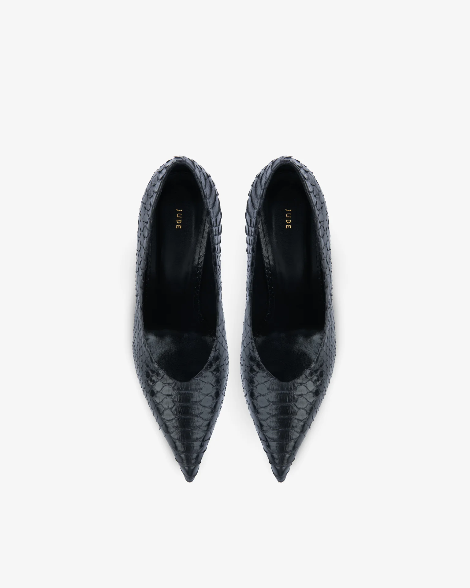 Kiss Pump Black Python Leather - Image 4