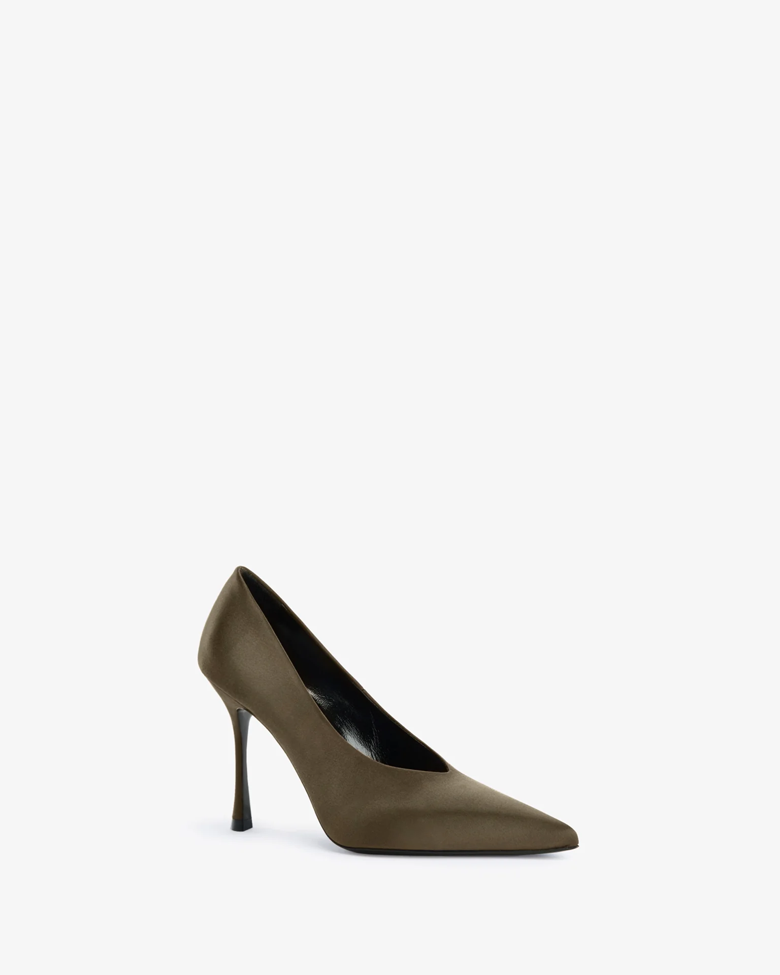 Kiss Pump Khaki Silk - Image 4
