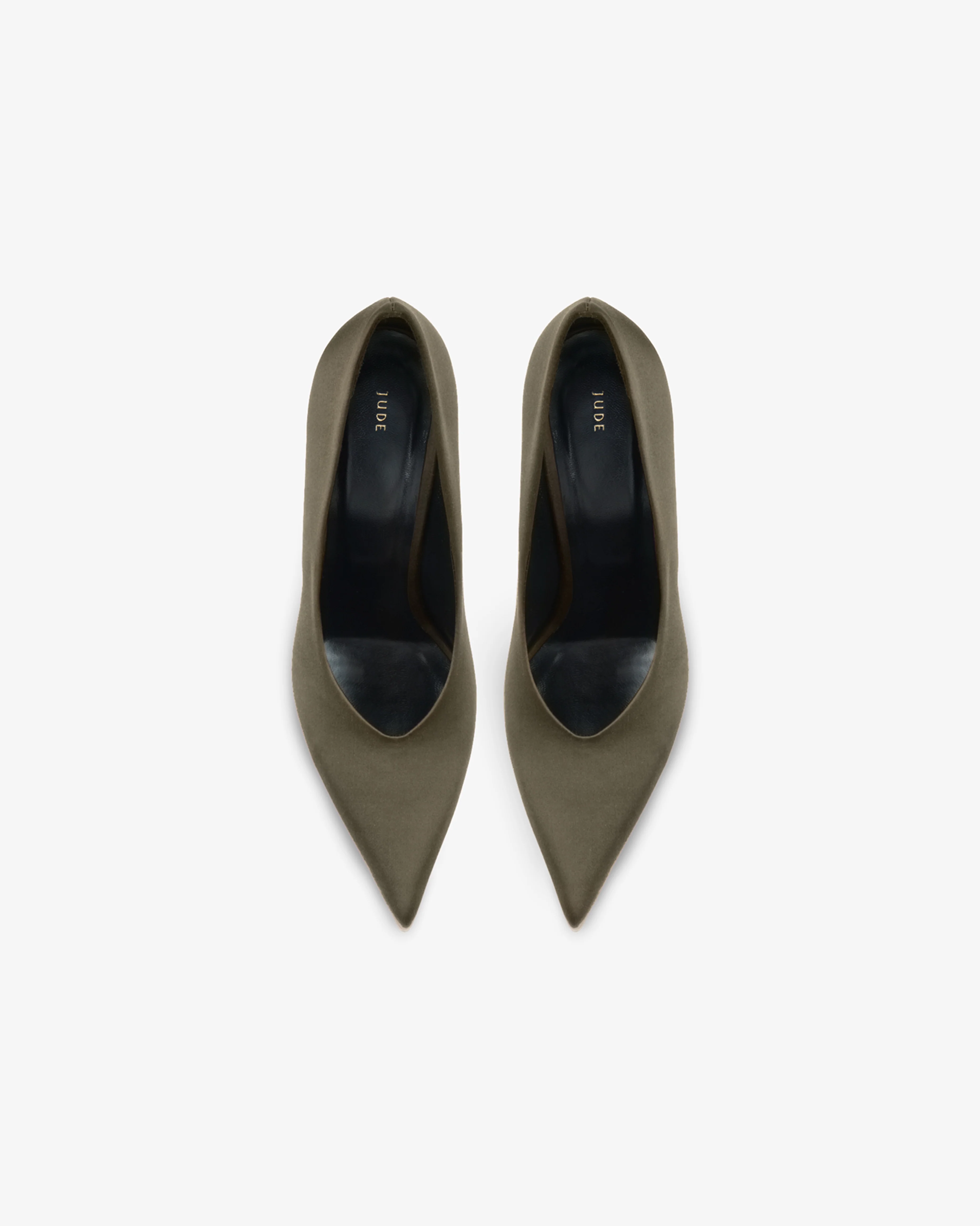 Kiss Pump Khaki Silk - Image 5