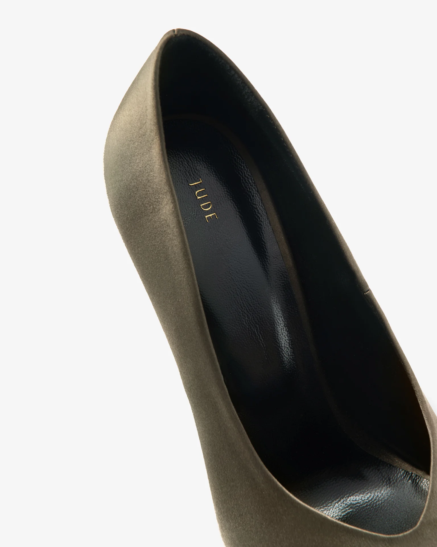 Kiss Pump Khaki Silk - Image 7