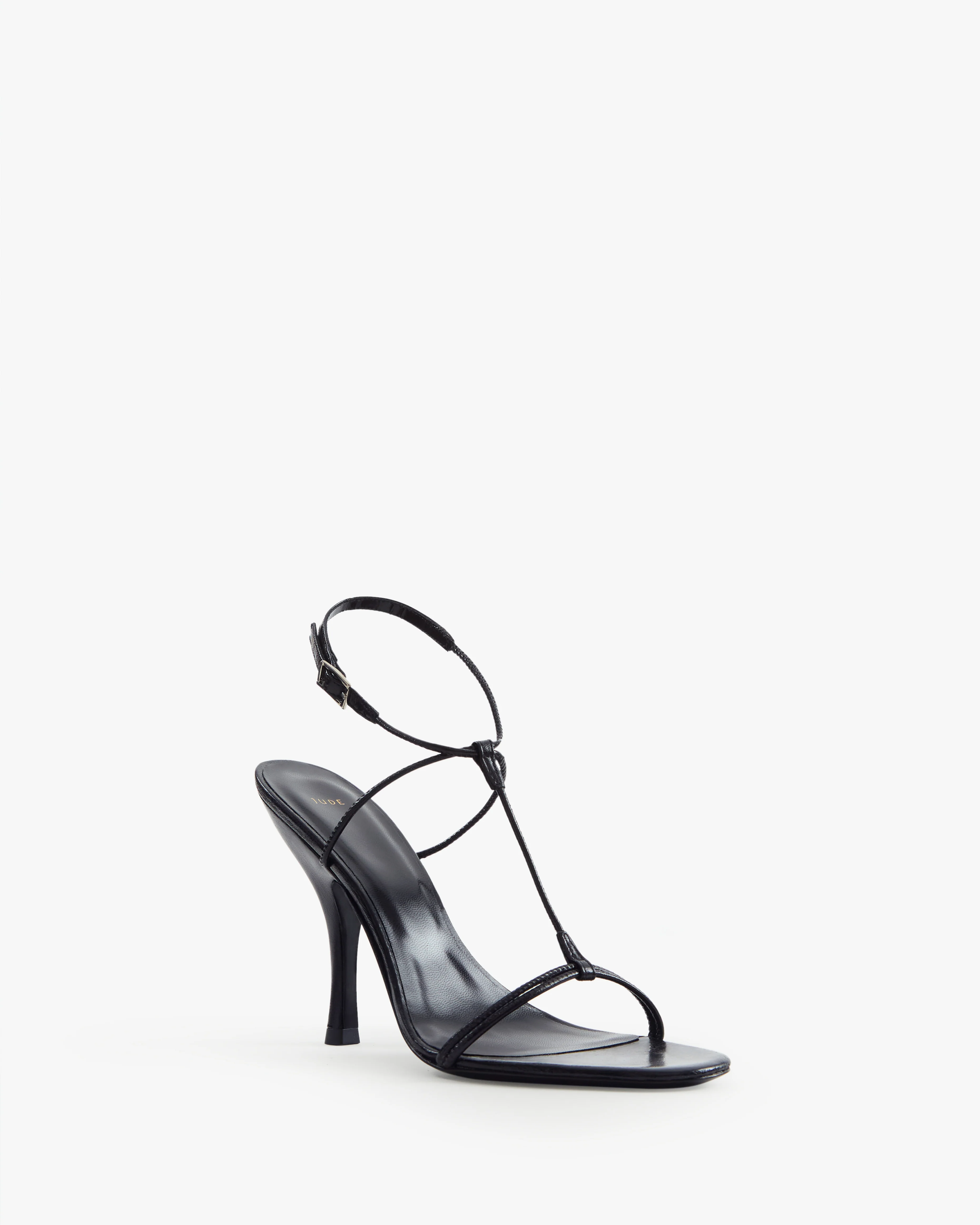 Mixer Sandal in Black Leather - Image 3