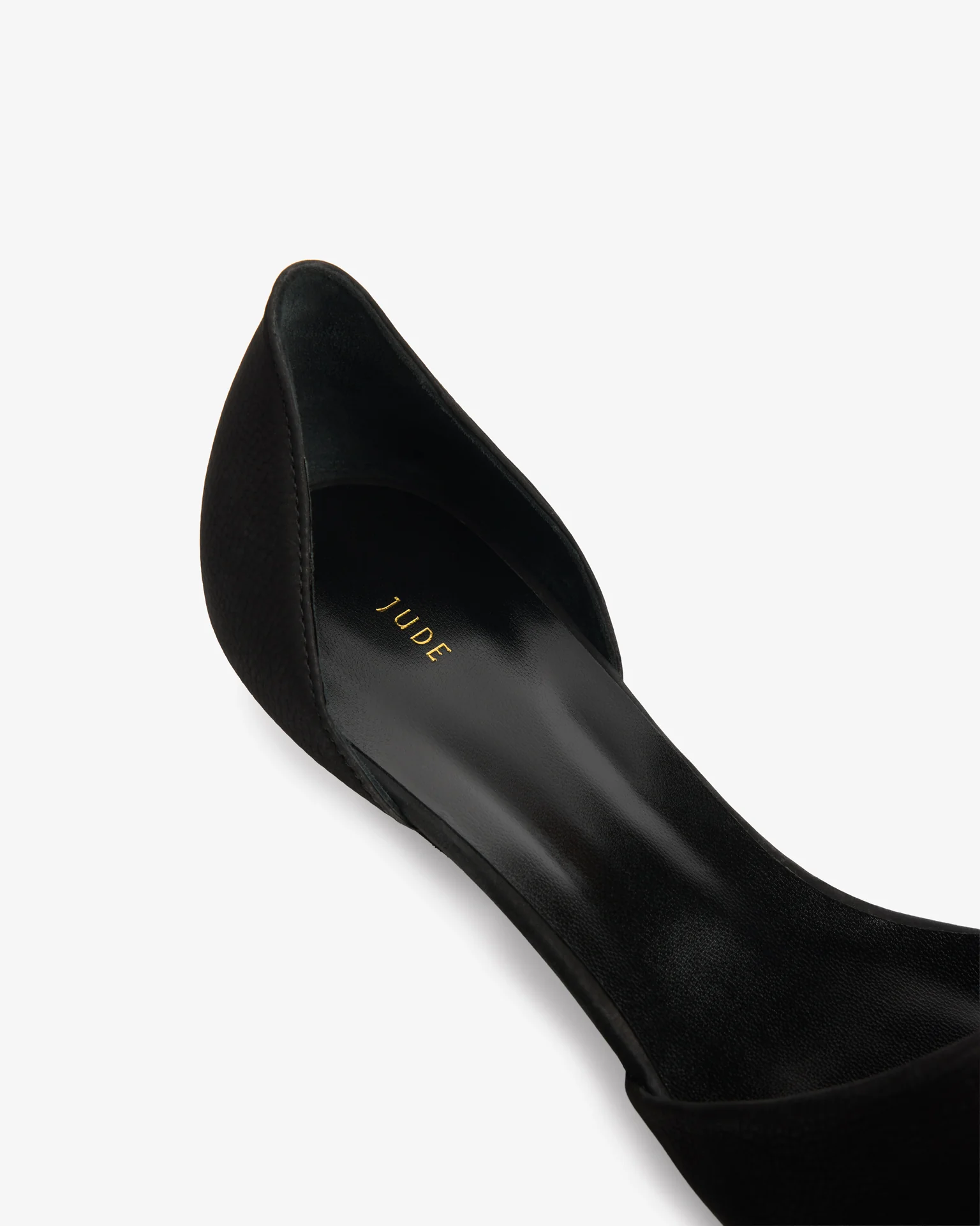 Pirrie Pump Black Nubuck Leather - Image 6