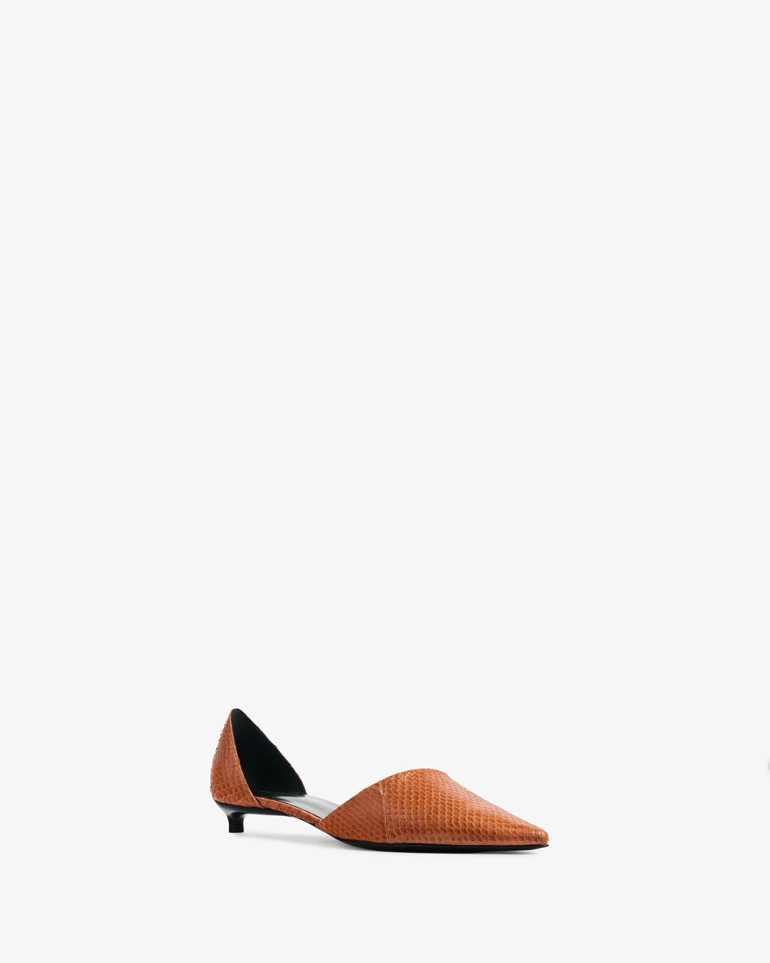 Pirrie Pump Tan Python Leather - Image 3