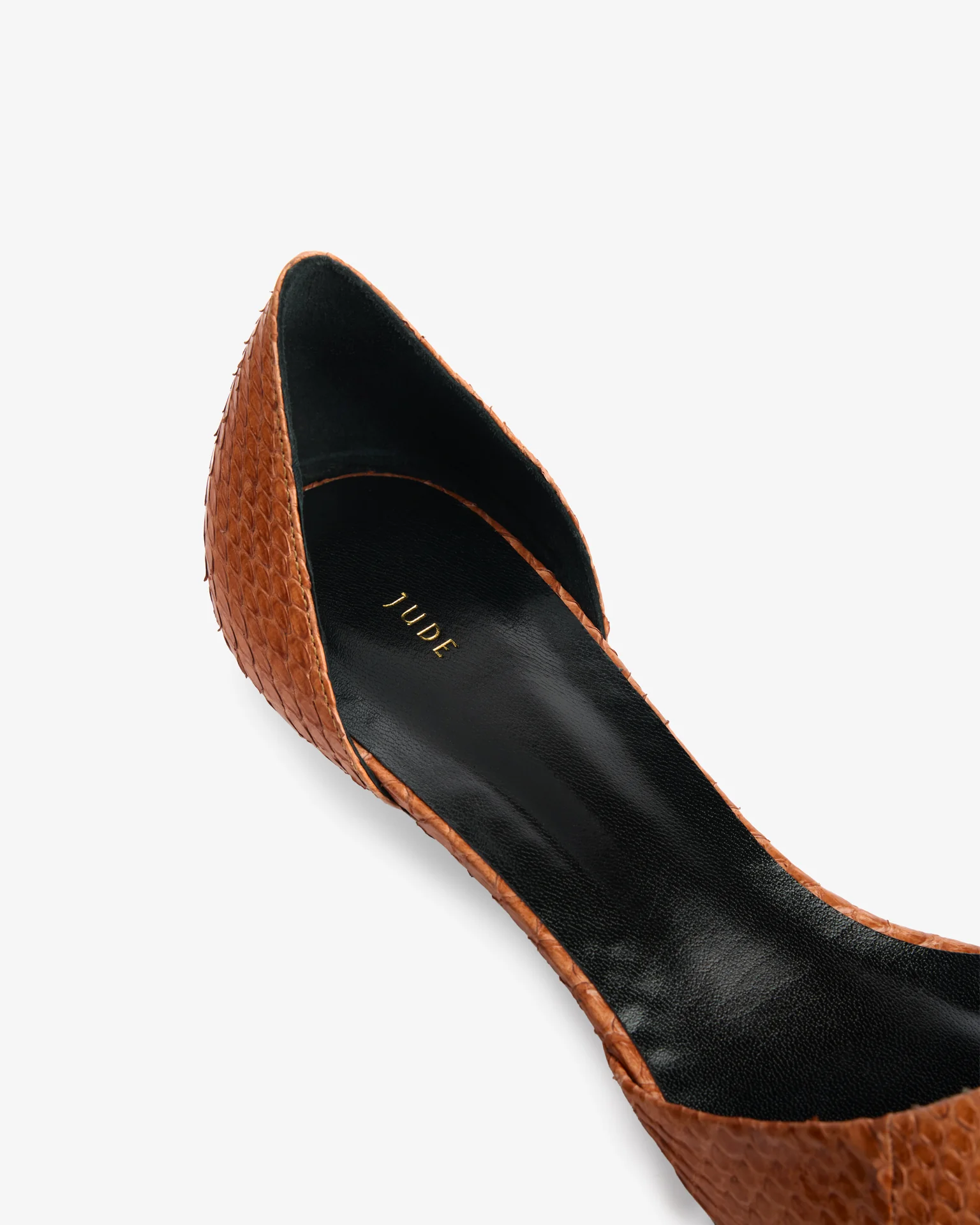 Pirrie Pump Tan Python Leather - Image 6