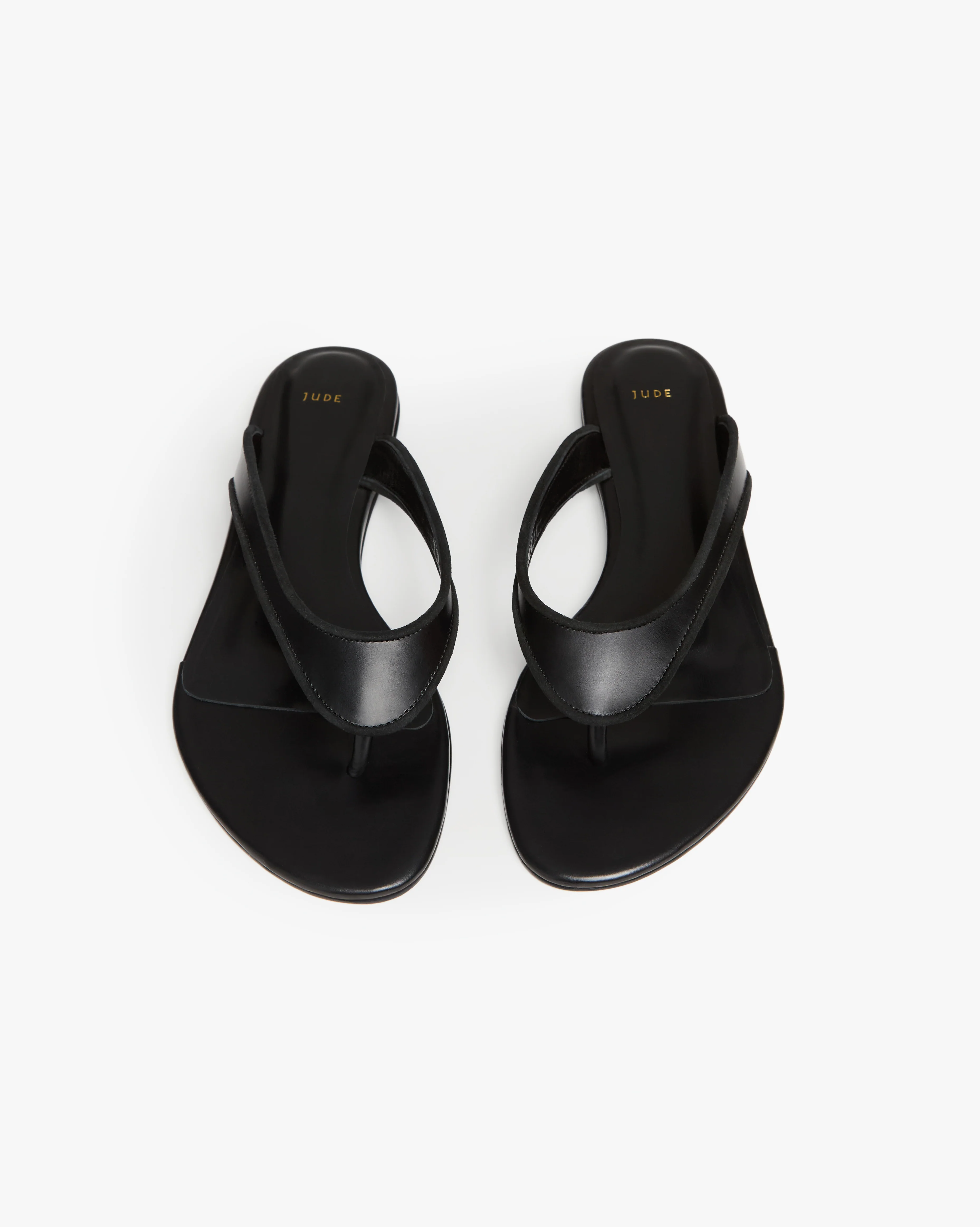 Rue Sandal in Black Leather and Suede - Image 3
